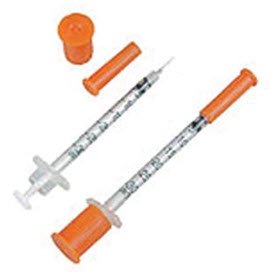 Syringe 3/10cc Insulin with Needle Comfort Point .. .  .  